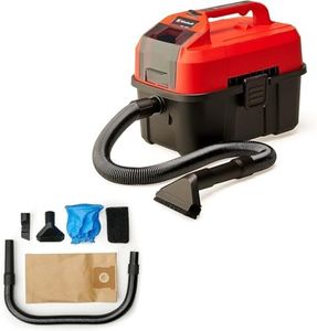 Einhell Akku-Nass-Trockensauger TE-VC 18/10 Li-Solo Power X-Change (18 V, 10 L Tank, inkl. 2 m-Schlauch, Fugen-/Bürstendüse + Polster-/Universaldüse, ohne Akku)