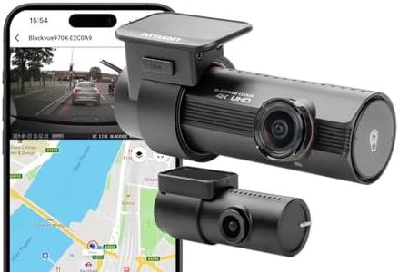 BlackVue DR970X-2CH PLUS 4K Dash Cam UK Edition Dual 4K UHD Front & FHD Rear, GPS, Wi-Fi, Bluetooth, 64GB SD Card, Sony STARVIS2 Sensor, Parking Mode, 4G LTE Ready, Black