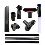 Vacuum Attachments for Shop Vac Accessories 1 1/4 inch & 1 3/8 inch Household Cleaning Kit with Adapter（10 Pcs）