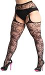 CURRMIEGO Womens fishnet tights Plu