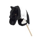 LeMieux Hobby Horse Razzle - Black and White Piebald - Realistic Head - Perfect for Kids