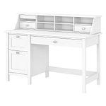 AONELAS Bush Furniture Computer Desk, Pure White