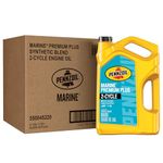 Pennzoil Marine Premium Plus Outboard 2 Stroke, 1 Gallon (Case of 3)