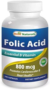 Best Naturals Folic Acid 800 Mcg 240 Capsules