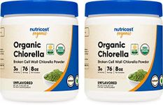 Nutricost Pure Organic Chlorella Powder - 3000mg Per Serving