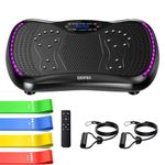 QEIFEII Vibration Plate Exercise Machine, 3D Vibrating Plates for Weight Loss and Lymphatic Drainage, 200 Adjustable Speeds Max Weight 400 Lbs, Whole Body Workout Sculpting Platform for Home Fitness