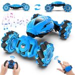 Dysaim Gesture RC Car, Gesture Sensing RC Stunt Car Toys for Kids 6-12 yr, 2.4GHz 4WD Hand Remote Control Cars with Lights Music, Off-Road 360° Rotation RC Drift Car Birthday Toy Gifts