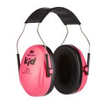 3M Peltor Kid Ear Defender Children H510AK, pink, Child Hearing Protection / Earmuff; Adjustable size; For noise levels 87-98 dB (SNR: 27dB); School, Concerts, Festivals, Fireworks, Sport events