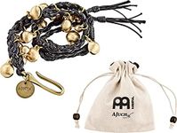 Meinl Cymbals Ajuch Brass Bells - Medium-Large Bell Tambourine Sound Effect for Drum Kit - Including Linen Bag - Brass, Multicoloured (MABM)