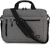 Laptop Bag,RAVUO Water Resistant 15.6 17inch Laptop Shoulder Case Men Women Lightweight Work Briefcase (15.6inch-grey)