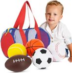 Neliblu Foam Sports Toys with Bag, 