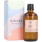 Nikura Clove Bud Essential Oil - 100ml | 100% Pure Natural Clove Oil | Perfect for Aromatherapy, Diffuser for Home, Humidifier | Great for Self Care, Cleaning | Vegan & UK Made