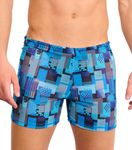 Kiniki Men's Tan Through Swim Shorts Swimwear - Ultramarine