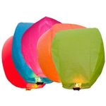 Gamereserves® Hot Air Balloon Paper Sky Lantern Set of 5