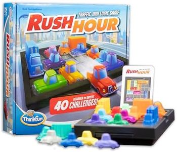 ThinkFun Rush Hour Traffic Jam Logic Game - Engaging STEM Toy for Kids Age 8 and Up | Enhances Reasoning & Planning Skills | Over 20 Awards Winner | Trusted Worldwide Seller for Over 20 Years