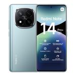 Xiaomi Redmi Note 14 Pro+ 5G smartphone, 12+512GB, blue, 200MP pro-grade AI camera, IP68, 120W HyperCharge, AI features (no charger included), 2 year Warranty