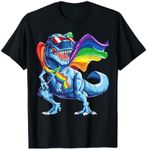 Dinosaur Gay Pride LGBT Rainbow Fla