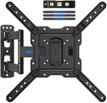 MOUNTUP TV Wall Mounts TV Bracket for Most 26-60 Inches TVs, Full Motion TV Wall Mount with Swivel and Extend 19 Inch, TV Mount with Swivel Articulating Support, Max VESA 400x400mm, MU0009