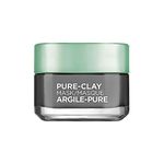 L’Oréal Paris Pure Clay Mask, Charcoal Cleansing Face Mask, Formulated With 3 Mineral Clays and Charcoal To Energize and Brighten, For Dull Skin, 50 ml