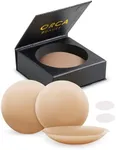 Orca Beauty Nipple Cover 2 Pairs - Available in 6 Skin Tone, Adhesive Silicone Reusable Nipple Pasties Nipple Covers Stickers Honey Large