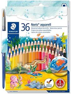 Staedtler Watercolour Staedtler Noris Watercolour Pencils Pack 36 (144 10ND36), Blue, 36 (144 10ND36)