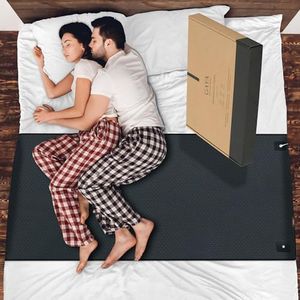Grounding Mat for Bed King, for Sleeping Improvement, Back Pain Relief, Muscle Relaxation, Grounding Mat for Feet, Grounding Mat for Desk, Earth, Grounding Pad for Bed, PMF Mat Full Body Grounding