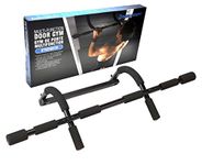 IBF IRON BODY FITNESS Door Gym – Pull Up Bar & Chin Up Bar – Multifunctional for Pull-Ups, Chin-Ups, Push-Ups, Sit-Ups – Fits Most Doorways - Easy to Install Will Not Cause Damage to Door Frame