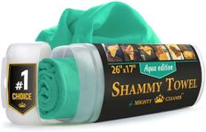 Premium Shammy Cloth for Car Drying - (26”x17”) - Super Absorbent Reusable Chamois Towel for Car - Scratch-Free Shammy Towel for Car - Car Drying Towel