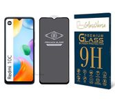 GlassVerse Ultra Privacy Tempered Glass For Redmi 10C Mobile(Pack Of 1)With Free Installation Kit(In-Screen Fingerprint Lock Will Not Work With The Privacy Guard Because Of It's Spy Coating)-6.71In