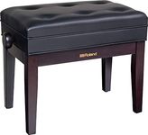 Roland Piano Bench In Rosewood with Cushioned Vinyl Seat - Rpb-400Rw