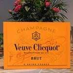 Champagne Veuve Plaque sign Brut Champagne Sign, Champagne lover gift Champagne Gift Plaque