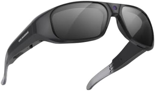 OhO sunshine Anti-Shake Stabilization 2K QHD Camera Sunglasses, Record-While-Charging, Water Resistant & Photochromic Lenses 128GB