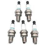 5PACK SPARK PLUG REPLACE NGK CMR5H 7599 CMR6H BOSCH USR7AC OREGON 77-256 STENS 130-220 HONDA 31915-Z0H-003 CHAMPION RZ7C AUTOLITE 4194 UMK425 STIHL HONDA HUSQVARNA SHINDAIWA OLEO-MAC EFCO 4 STROKES