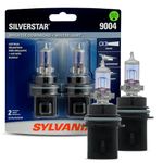 SYLVANIA 9004 SilverStar High Performance Halogen Headlight Bulb, (Contains 2 Bulbs)