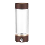 Hydrogen Water Bottle 420ml Hydrogen Generator Water Bottle Real Molecular Hydrogen Rich Water Generator Ionizer Maker Machine Bottle With SPE Chamber Technology Hydrogen Water (Coffee-5th generation)