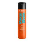 Matrix Hair Shampoo, Mega Sleek Shampoo, Controls Frizz Leaving Hair Smooth & Shiny, Nourishes with Shea Butter, For Dry, Damaged Hair, 300ml (Packaging May Vary)