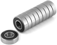 Sealed Ball Bearing, 10 PCS 6001-2rs Multi-use Rubber Sealed Deep Groove Ball Bearings 12x28x8mm/0.47x1.10x0.31in (10)
