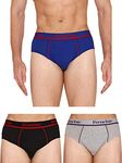 VIP Men's Cotton Briefs (Pack of 3) (FRENCHIE_PRO_Assorted_90 CM)