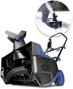 Snow Joe SJ618E Electric Walk-Behind Single-Stage Snow Blower, 18-inch, 13-Amp,Blue