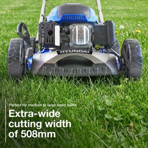 Hyundai 196cc Self Propelled Petrol Lawnmower – Push Mower