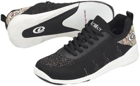 Dexter Womens Athletic Bowling Shoes, Black, 9 US