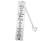 Nanny Bookmarks Grandma Bookmark Gifts Grandmother Nanny Birthday Christmas Appreciation Bookmark Present Keepsakes from Granddaughter Grandson