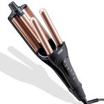 VEGA PROFESSIONAL Pro Wave Master 4 In 1 Deep Hair Waver For Women With Adjustable Temperature Settings, Fast Heatup With Overheating Protection Technology, (Vppms-04),Black