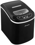 Panana Smart Countertop Ice Makers,Automatic Clean,Portable Ice Maker 9 Cubes Ready in 7-10min,26lbs/24H,for Home Kitchen Party Camping, Black