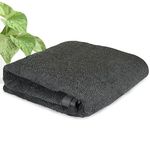 HEELIUM Bamboo Bath Towel | Lightweight & Quick Drying | Ultra Absorbent Towel | 140 x 70 cm - 400 GSM | Pack of 1 - Grey