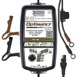 Optimate 7 Select - 12V 10A, High Performance Automotive Battery Charger & maintainer for premium AGM, Deep-Cycle Batteries