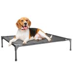 RC SLL Cooling Elevated Dog Cot Bed 32x25x7 Inch,Portable Raised Dog Bed for Medium Dogs and Cats, Indoor&Outdoor Pet Bed for Camping or Beach, Pet Hammock Bed with Breathable/Washable Mesh