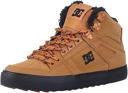 DC Men's Pure High-top Wc Wnt Skateboard, Skate Shoe, Wheat/Black, 8.5