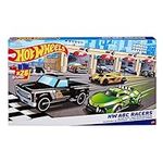 Hot Wheels ABC Racers, Set of 26 1:64 Scale Toy Cars with Authentic Decos & Alphabet Letter on Each, Learning Toys