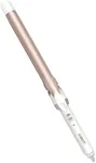 Conair Double Ceramic Long Barrel 1-Inch Curling Iron, 1.0" Barrel Produces Classic Curls – for use on Medium and Long Hair